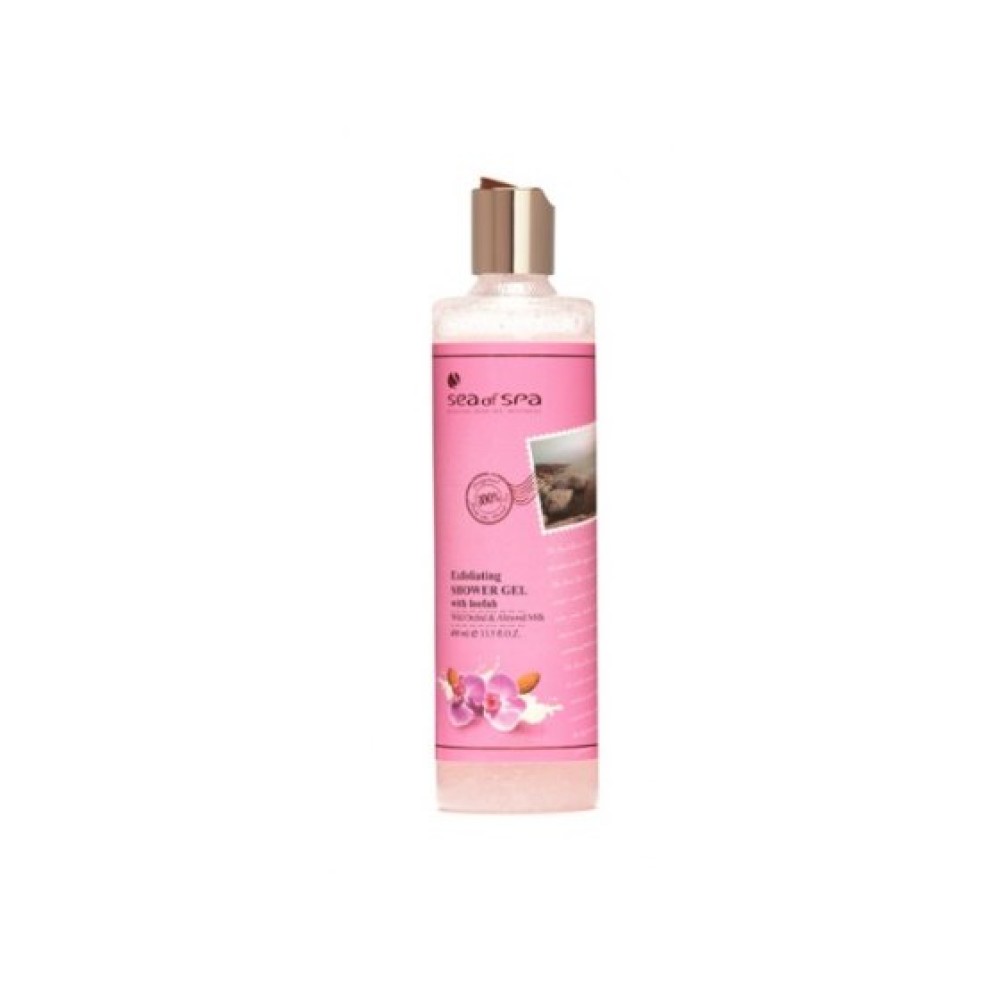 Dead Sea Cosmetics Wild Orchid and Almond Milk Moisturizing Shower Gel From Sea of Spa