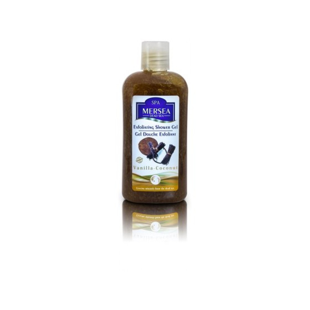 Mersea ים המלח exfoliating ג'ל מקלחת לחות עם וניל וקוקוס שנשלחו