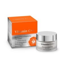 Crème de jour de la vitamine C ++ hydratante et éclaircissante pour la peau normale à sèche