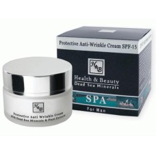 Protective Anti-Wrinkle Cream SPF-15 for Men from Dead Sea